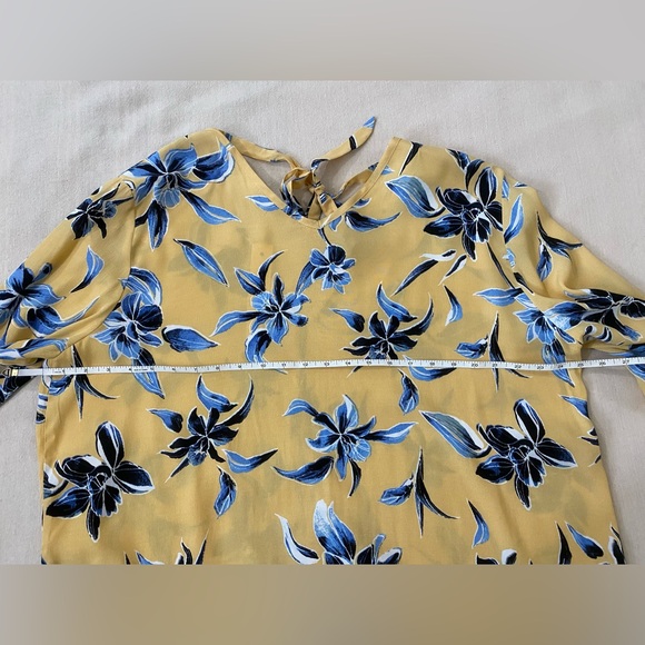 Melissa Nepton Ava Yellow Floral Top   NWT - Picture 9 of 12